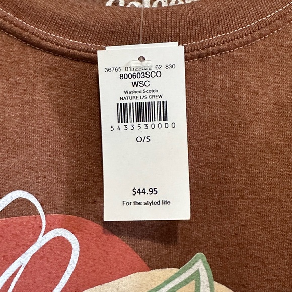 NWT Golden Hour OverSized Sweatshirt - One Size fits an XL - Picture 6 of 7